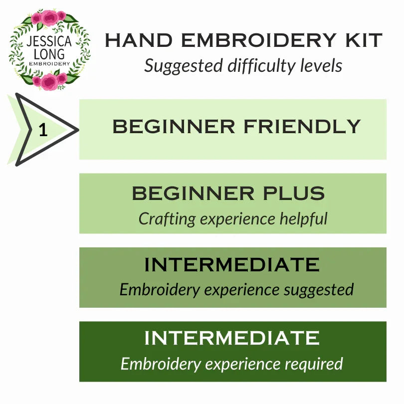 Colorful Birds Beginner Embroidery Kit