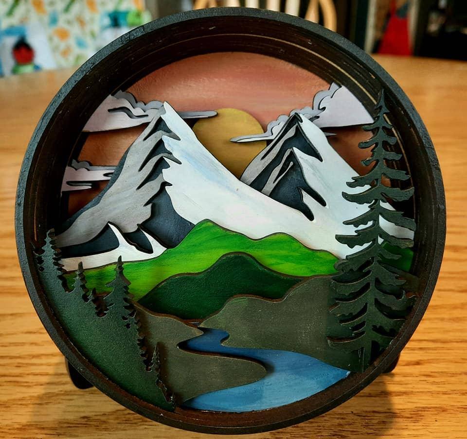 Adventure Awaits Shadow Box Kit - Handcraft Harbor