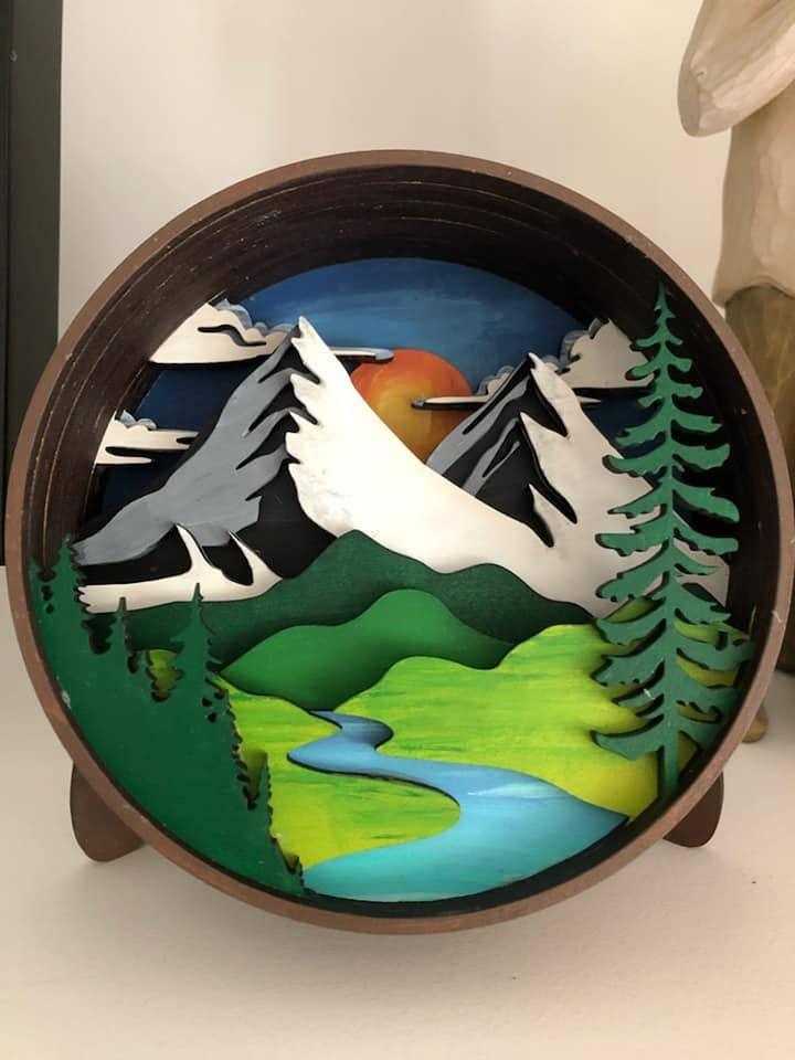 Adventure Awaits Shadow Box Kit - Handcraft Harbor