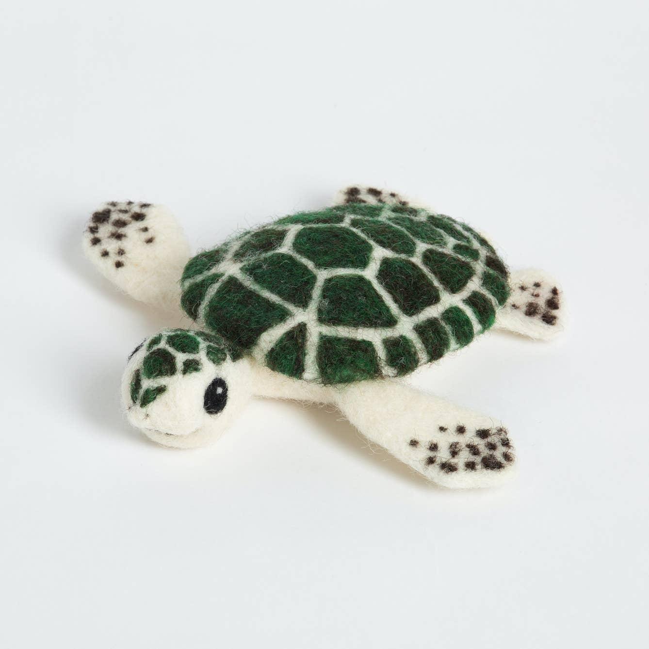 Baby Sea Turtle Mini Needle Felting Kit - Handcraft Harbor