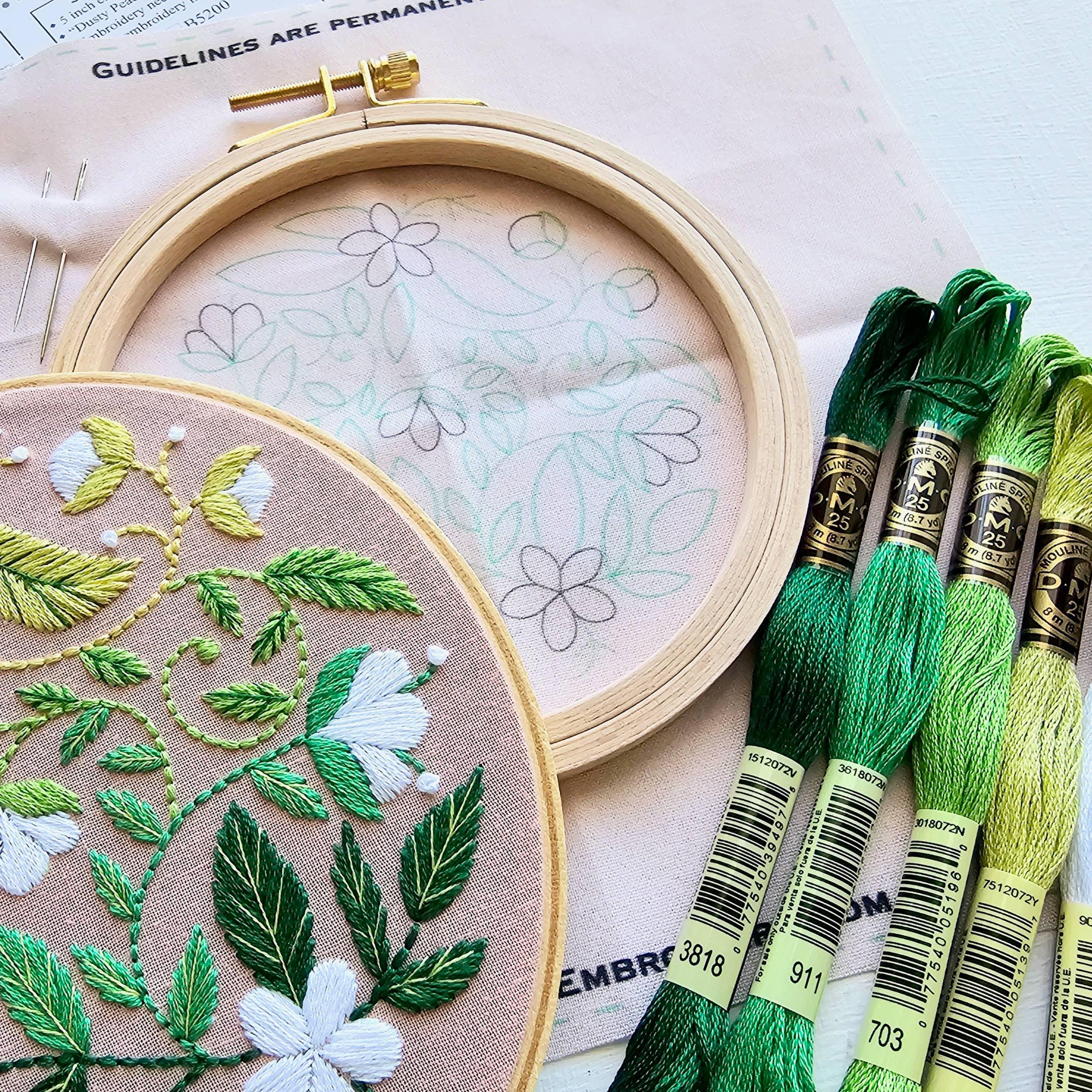 Blissful Blooms Beginner Embroidery Kit - Handcraft Harbor