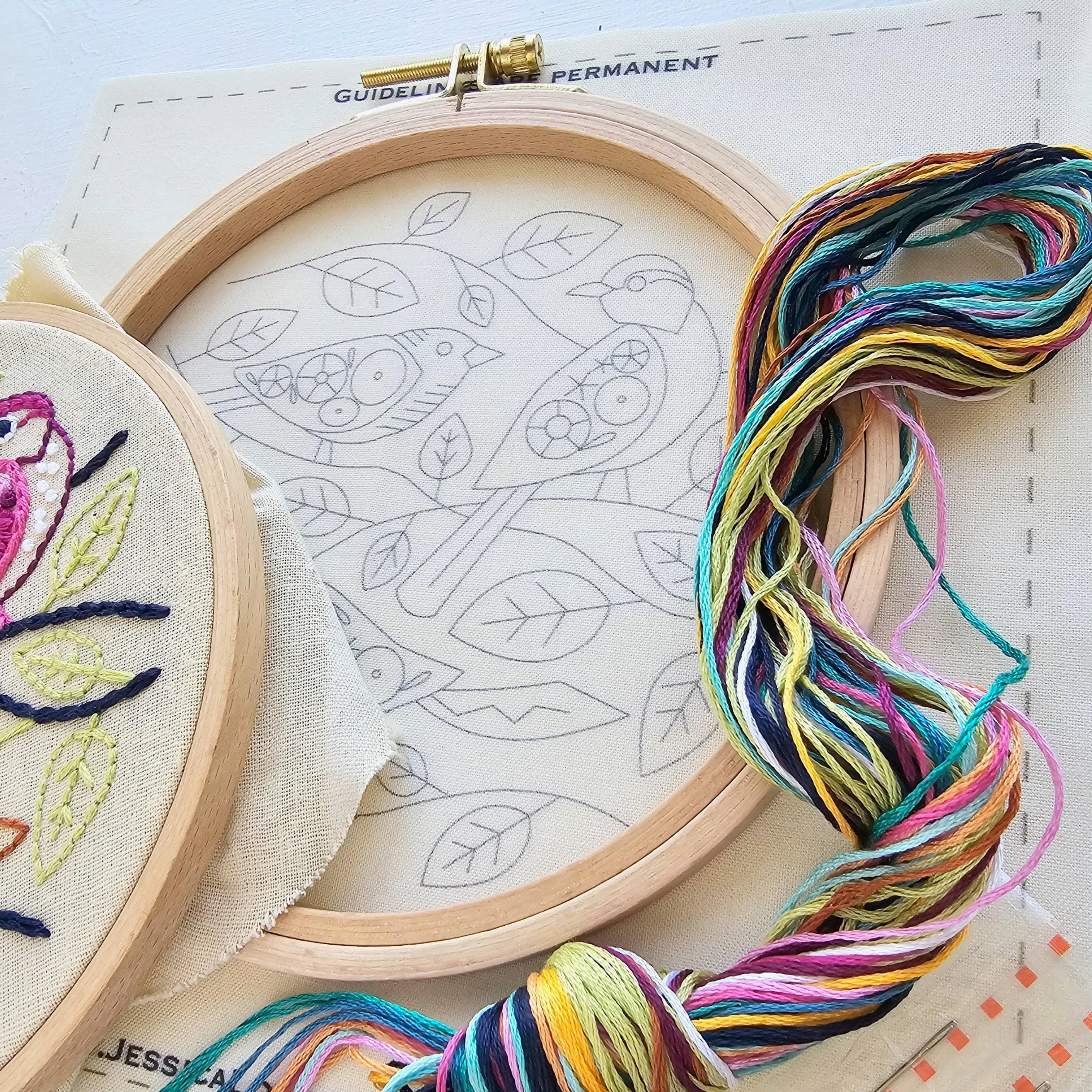 Colorful Birds Beginner Embroidery Kit - Handcraft Harbor