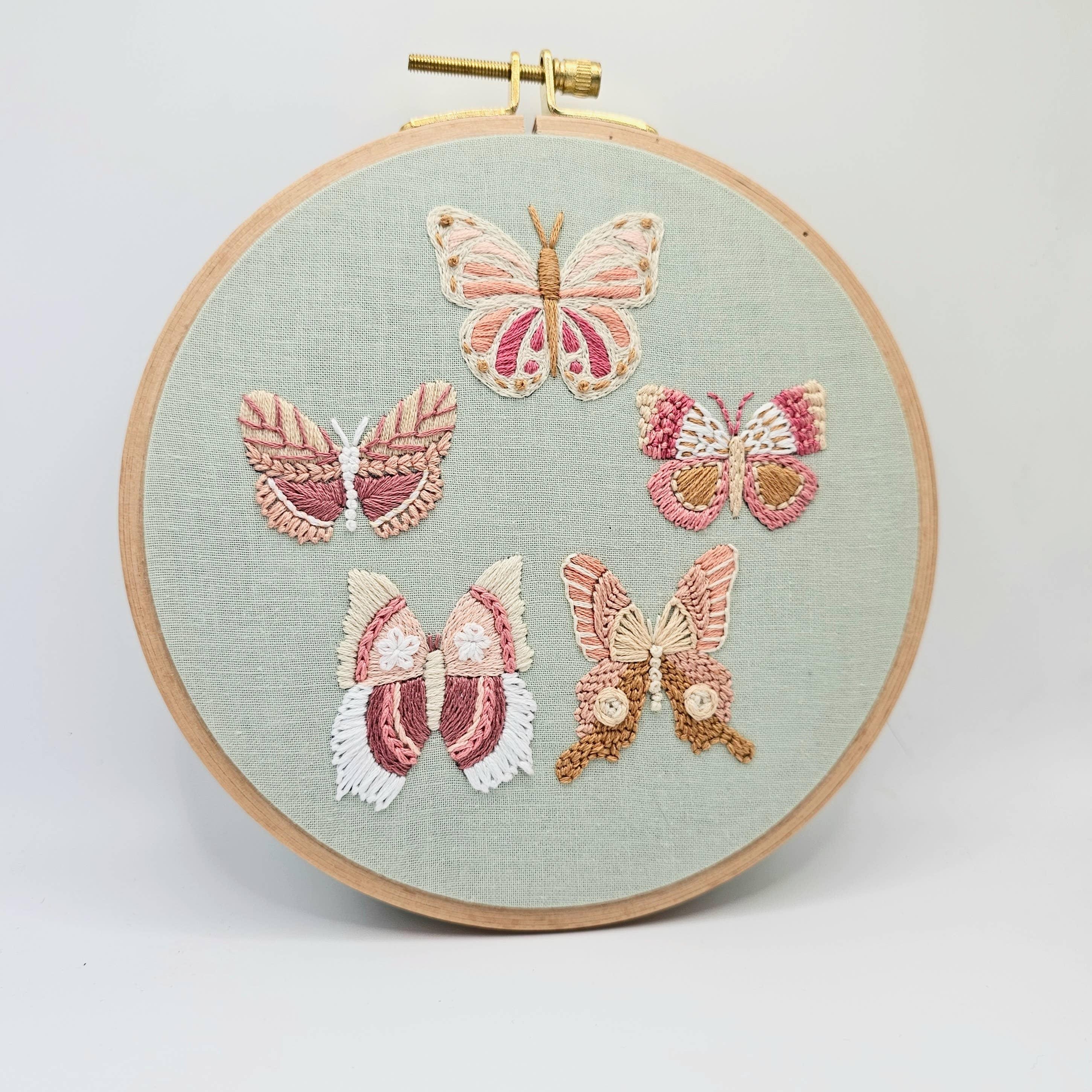 Butterfly Sampler Embroidery Kit