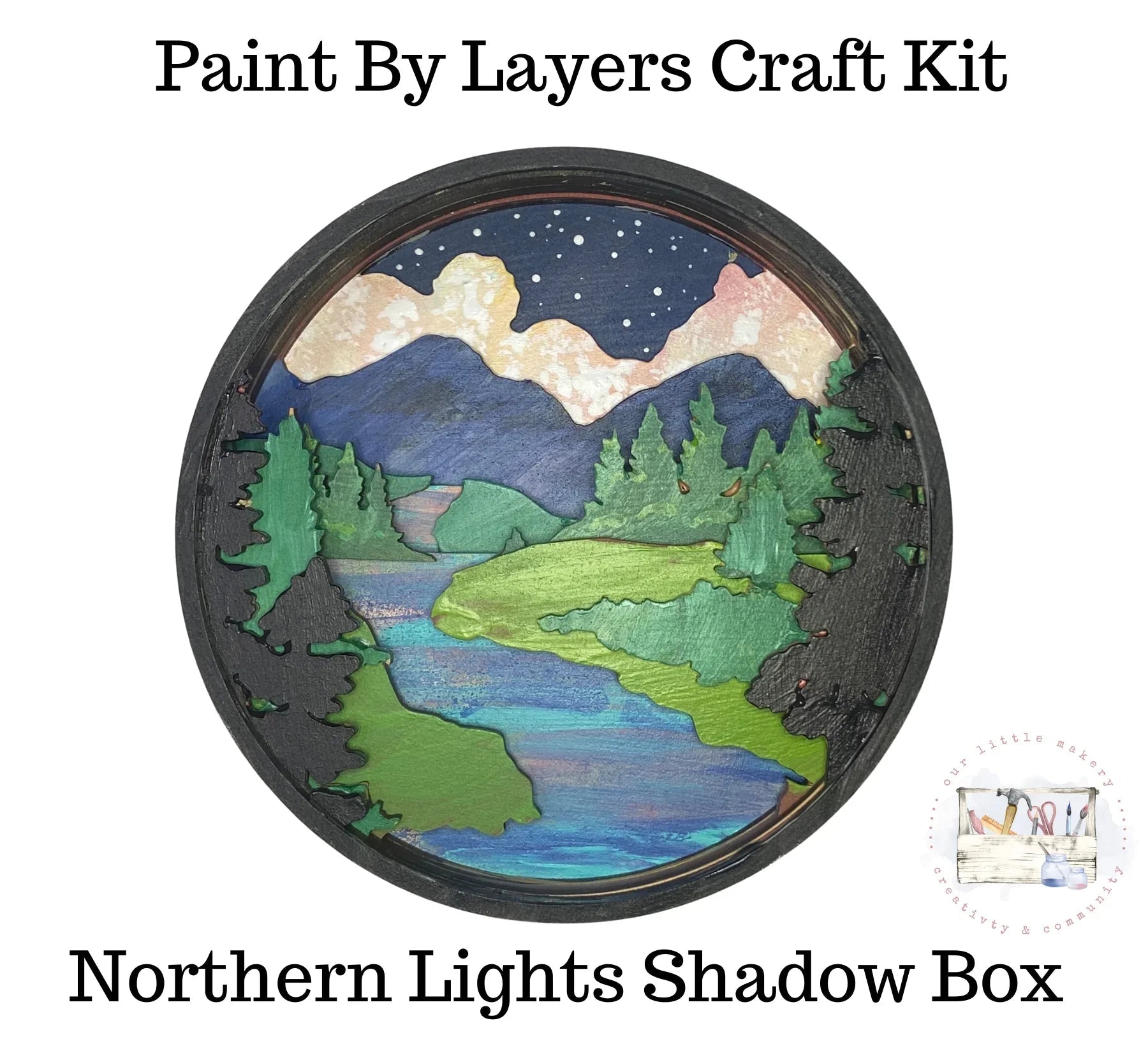 Forest River Shadow Box Kit - Handcraft Harbor