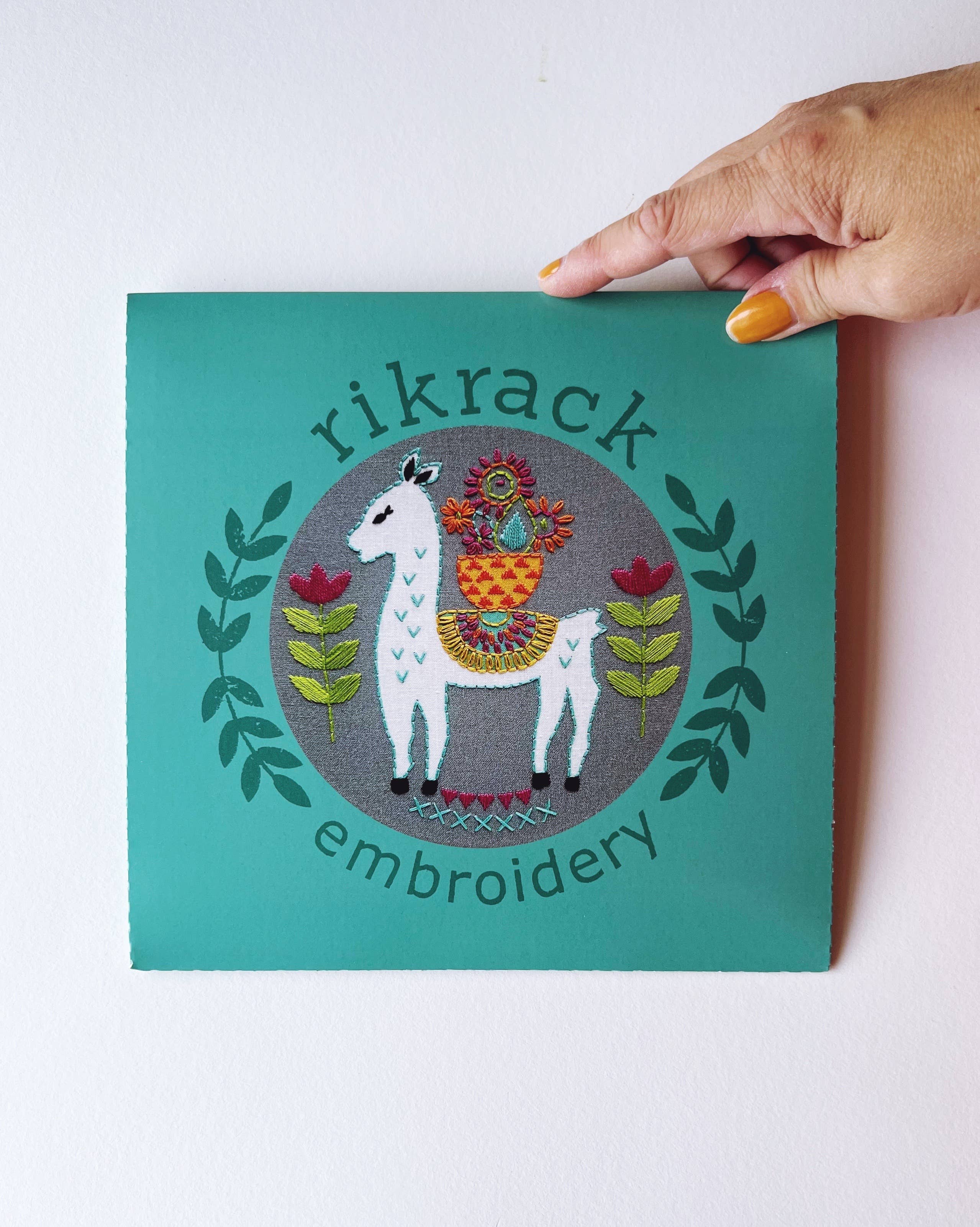 Llama Embroidery Kit - Handcraft Harbor