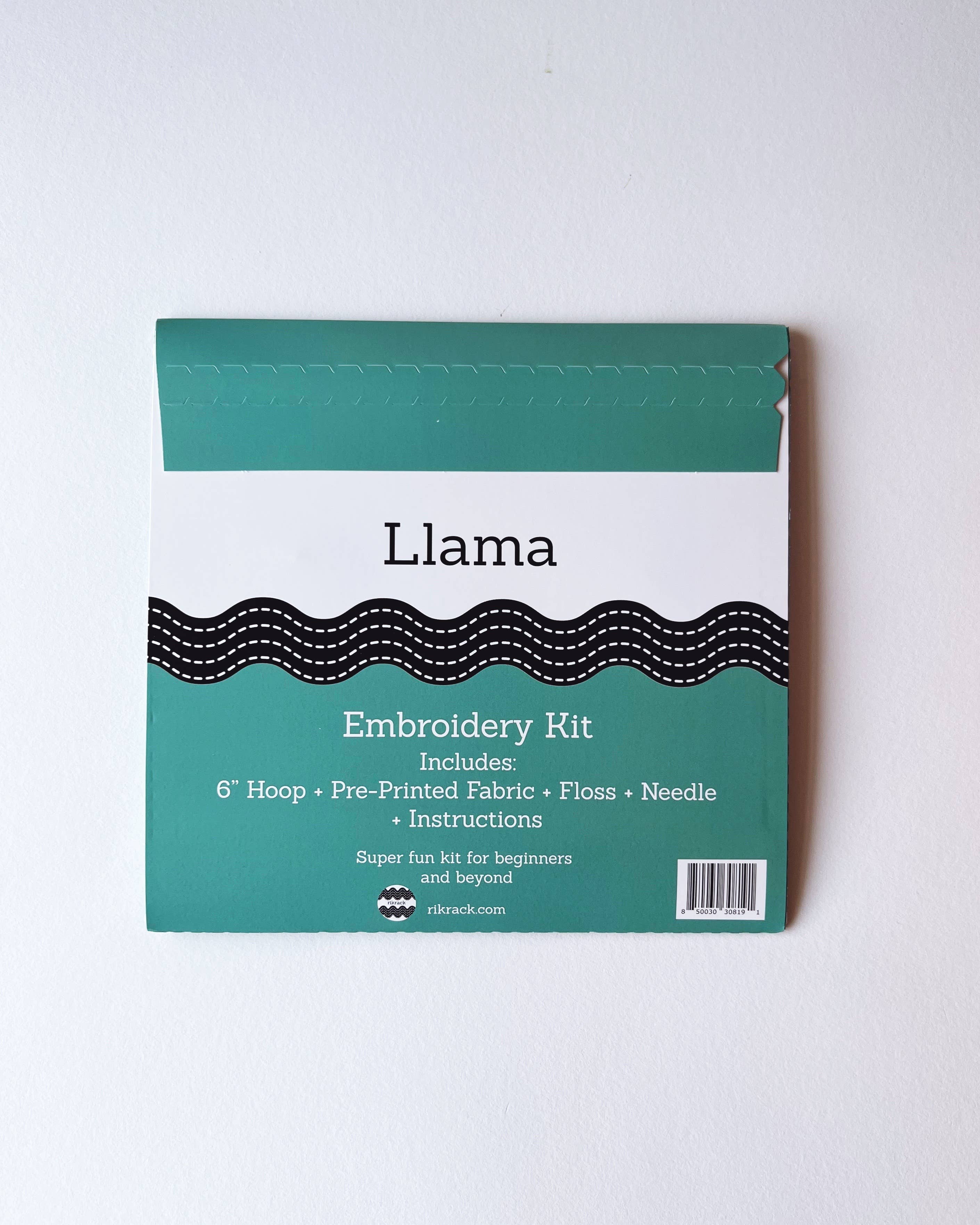 Llama Embroidery Kit - Handcraft Harbor