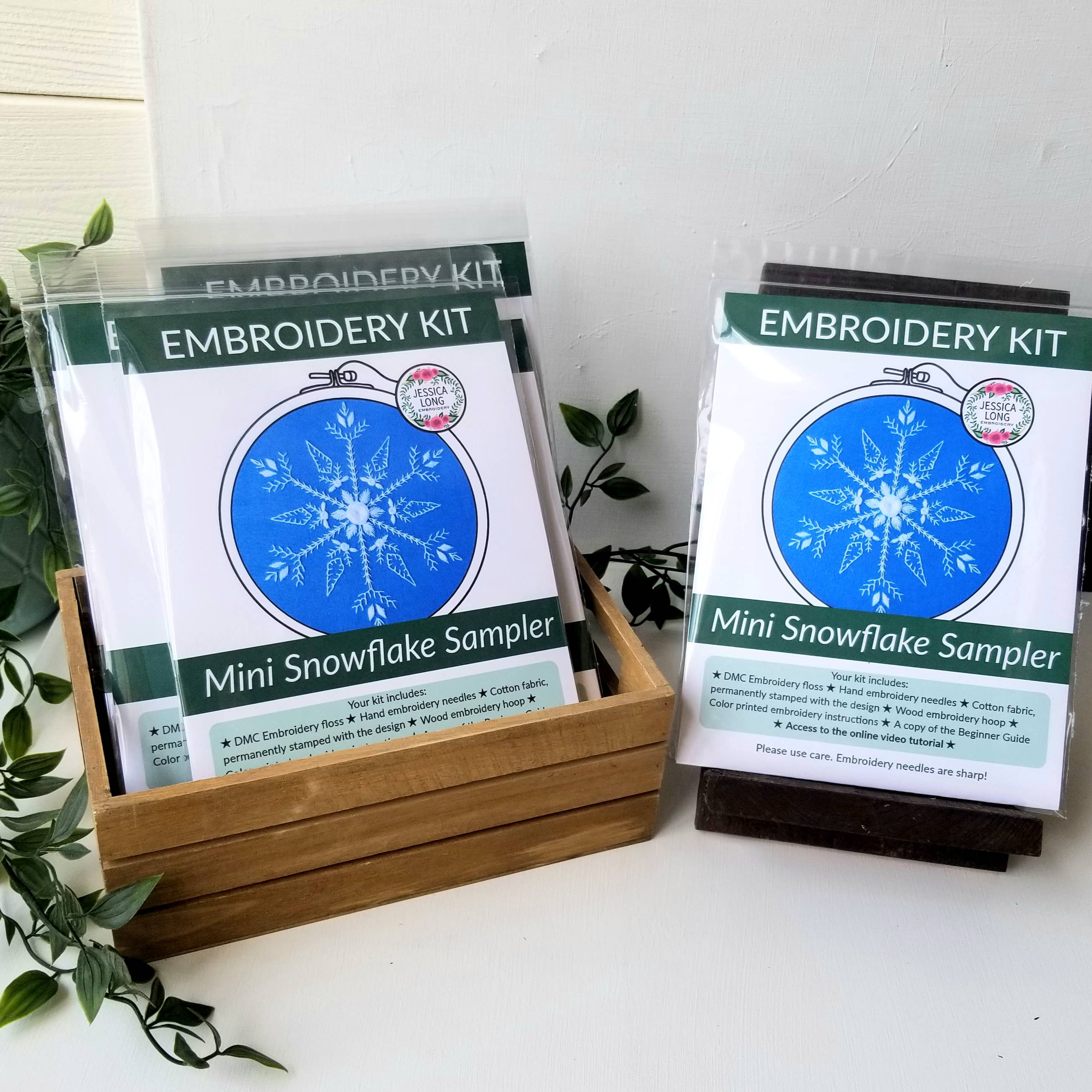 Mini Snowflake Sampler Handmade Ornament Kit - Handcraft Harbor