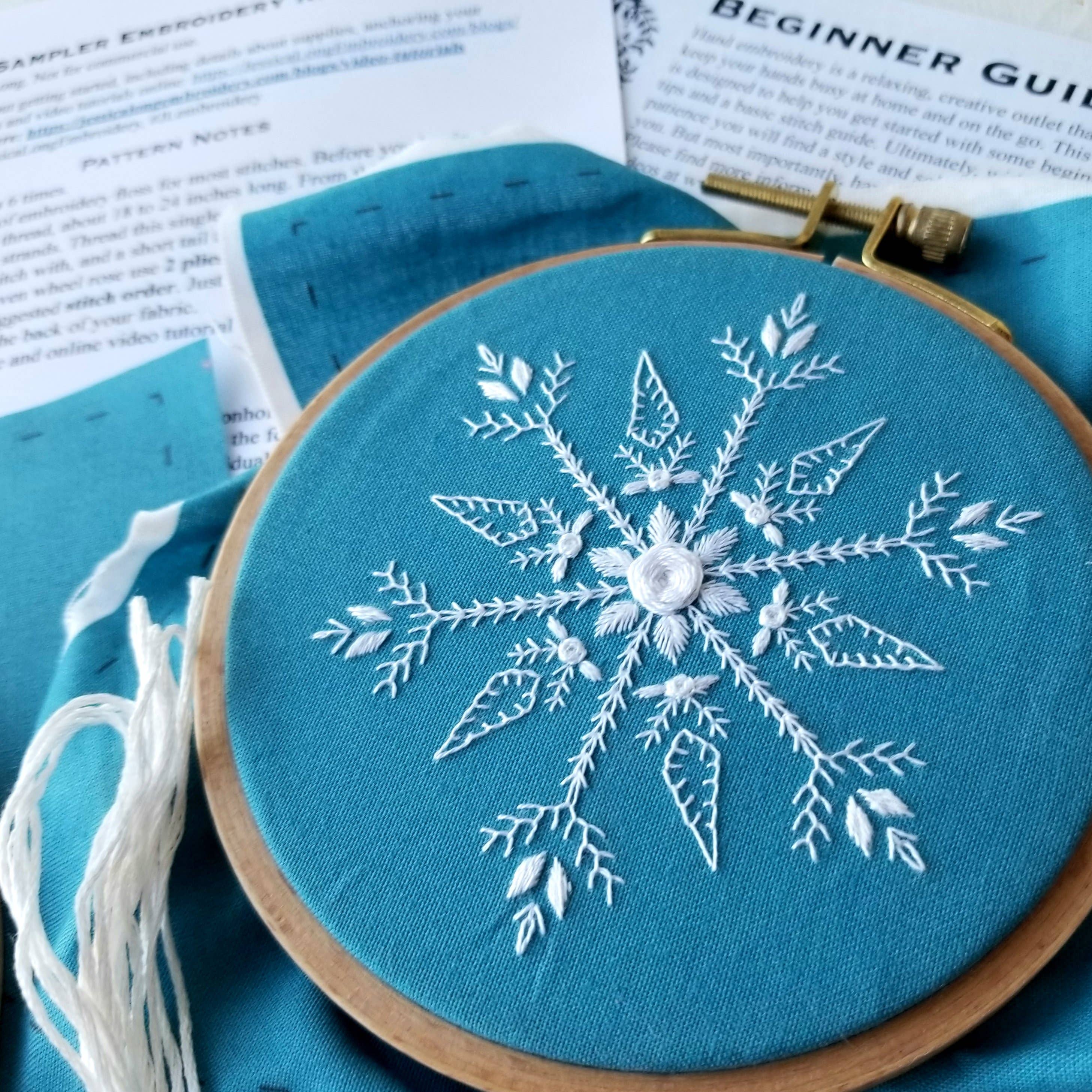Mini Snowflake Sampler Handmade Ornament Kit - Handcraft Harbor