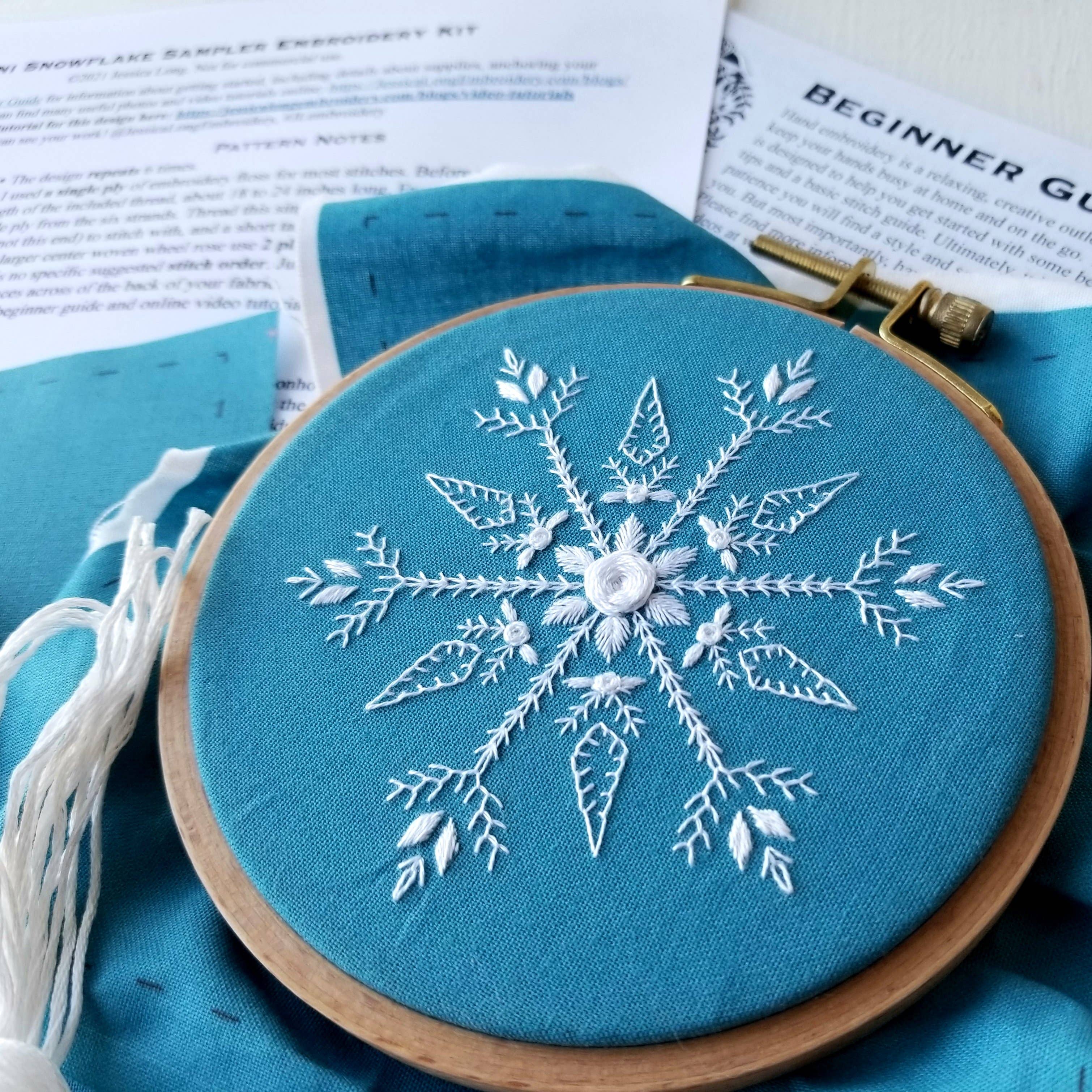 Mini Snowflake Sampler Handmade Ornament Kit - Handcraft Harbor