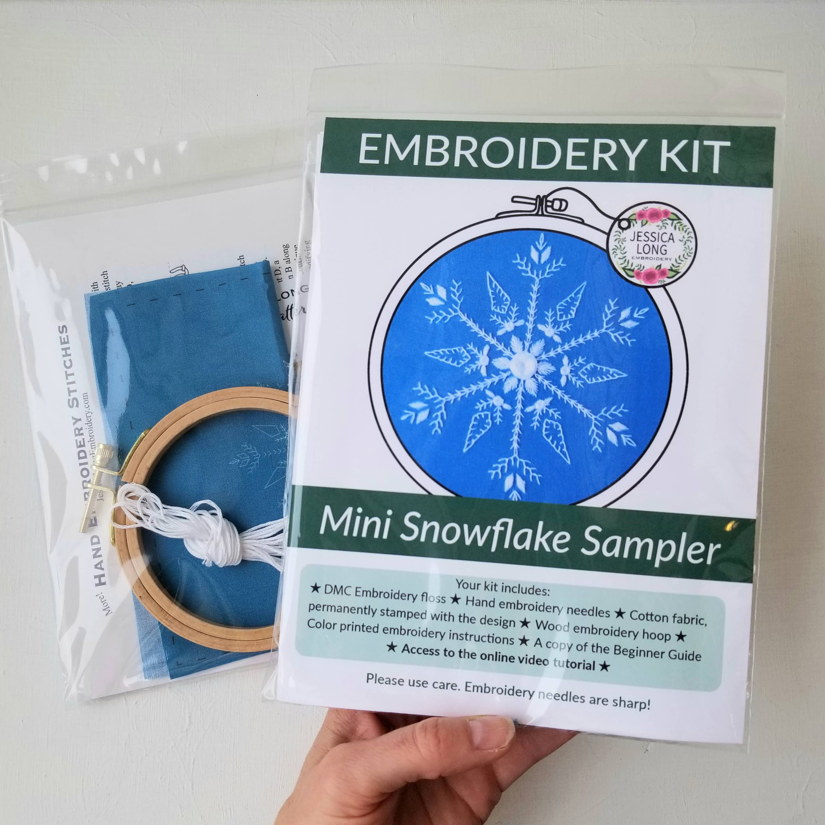 Mini Snowflake Sampler Handmade Ornament Kit - Handcraft Harbor