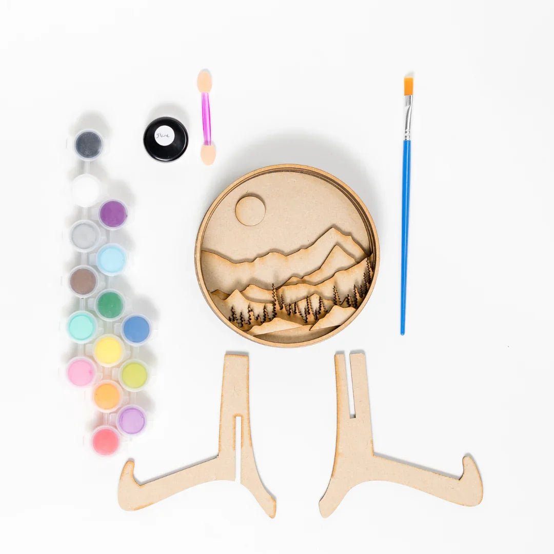 Penguin Shadow Box Kit - Handcraft Harbor