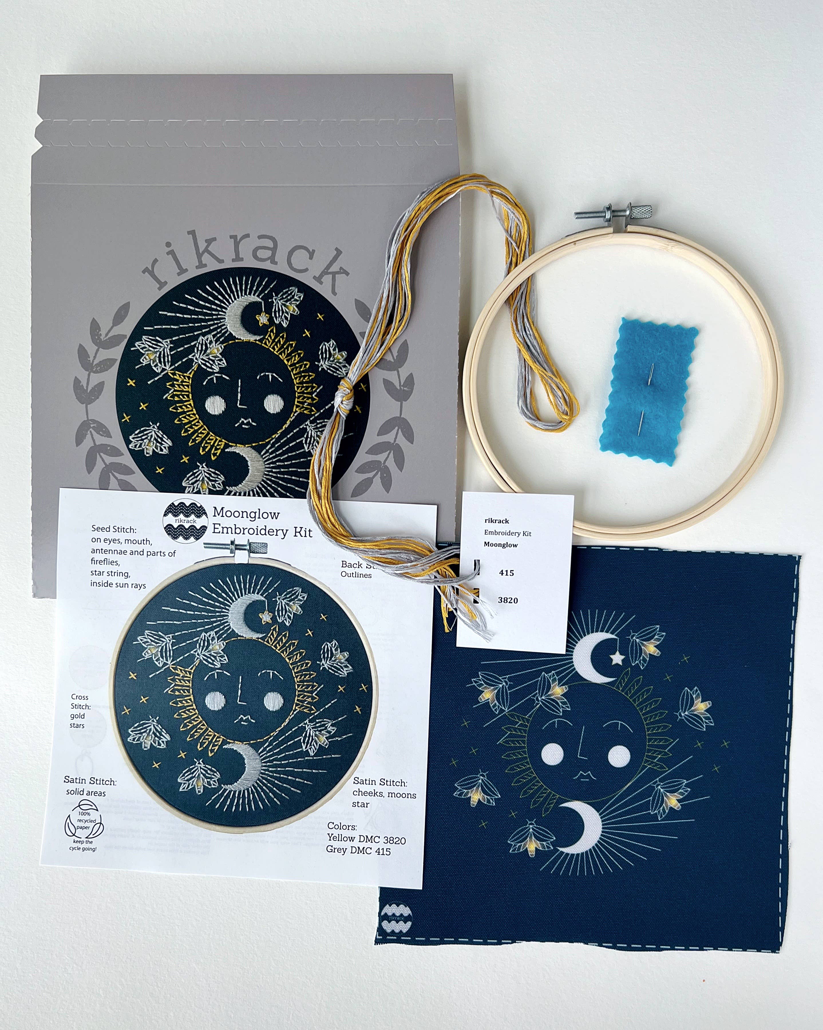 Reader Embroidery Kit - Handcraft Harbor