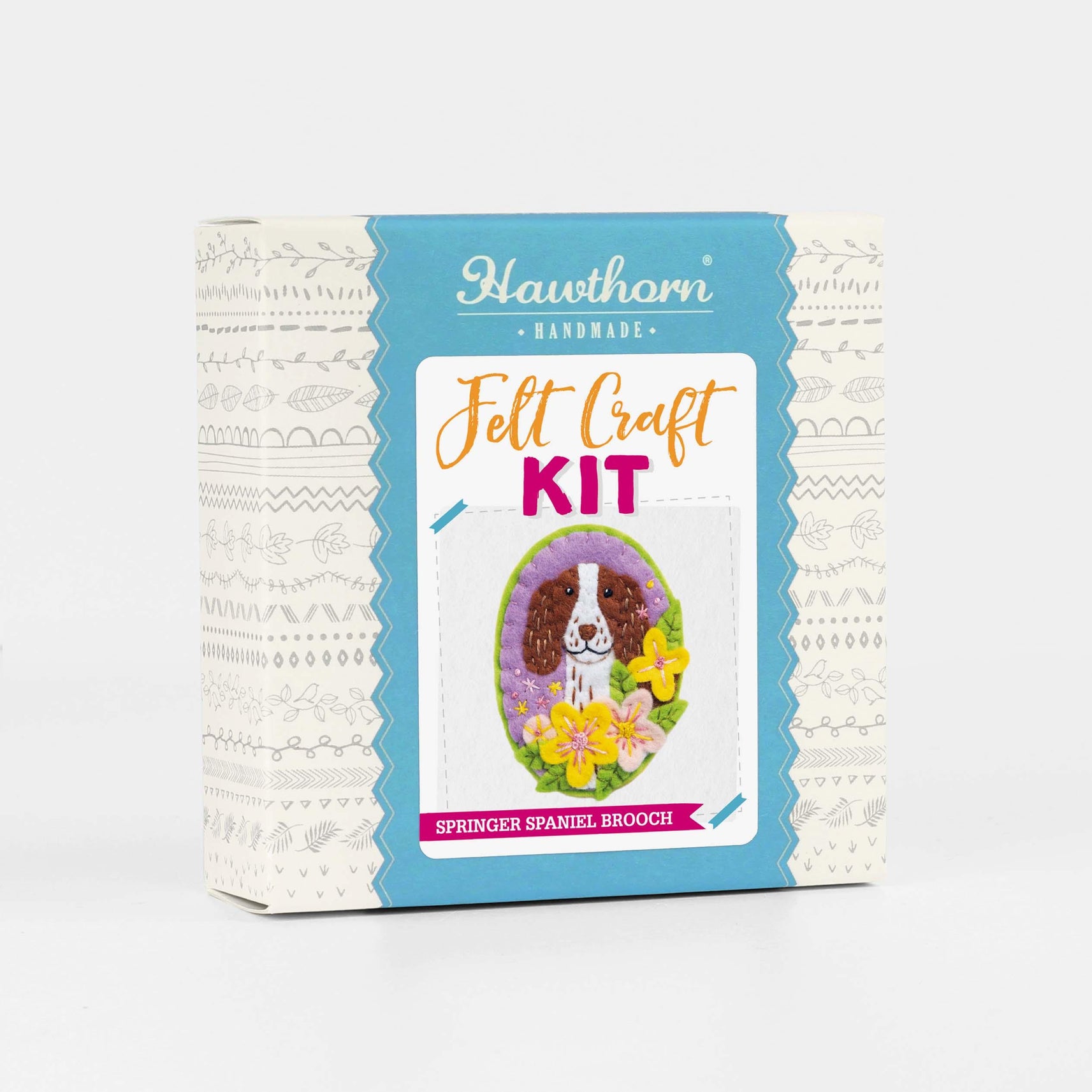 Springer Spaniel Brooch Felt Craft Kit