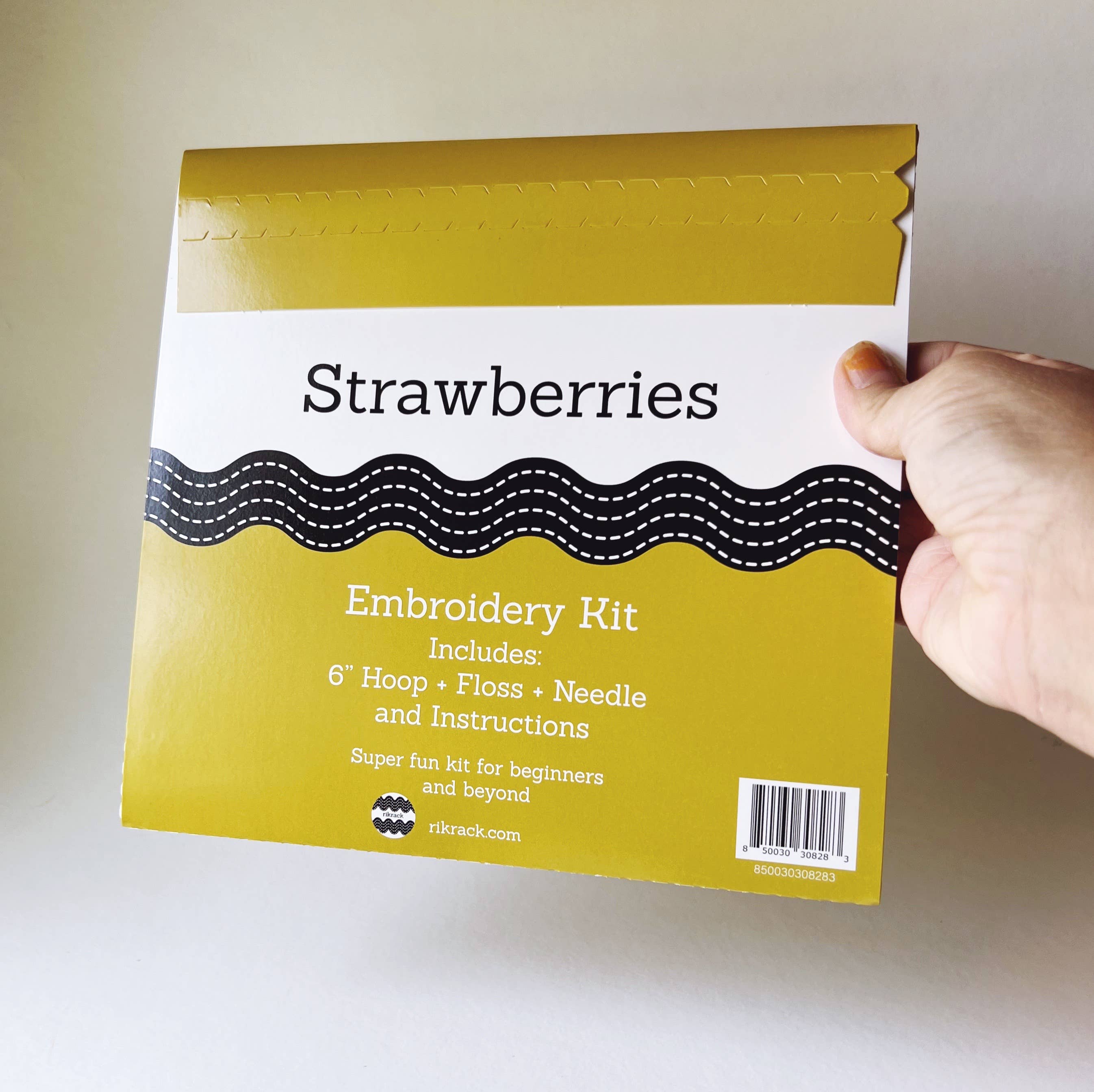 Strawberries Embroidery Kit - Handcraft Harbor