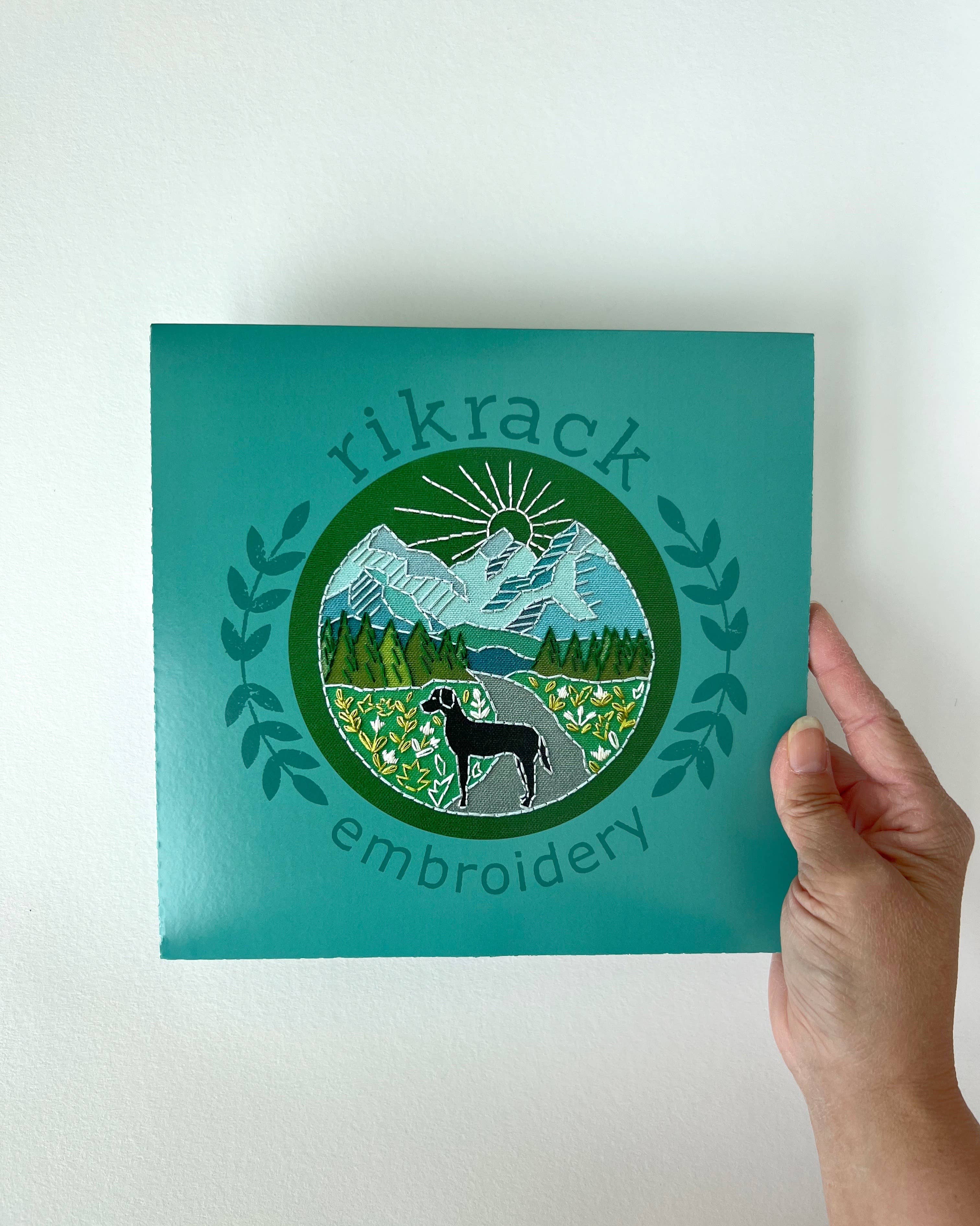 Trail Dog Embroidery Kit - Handcraft Harbor