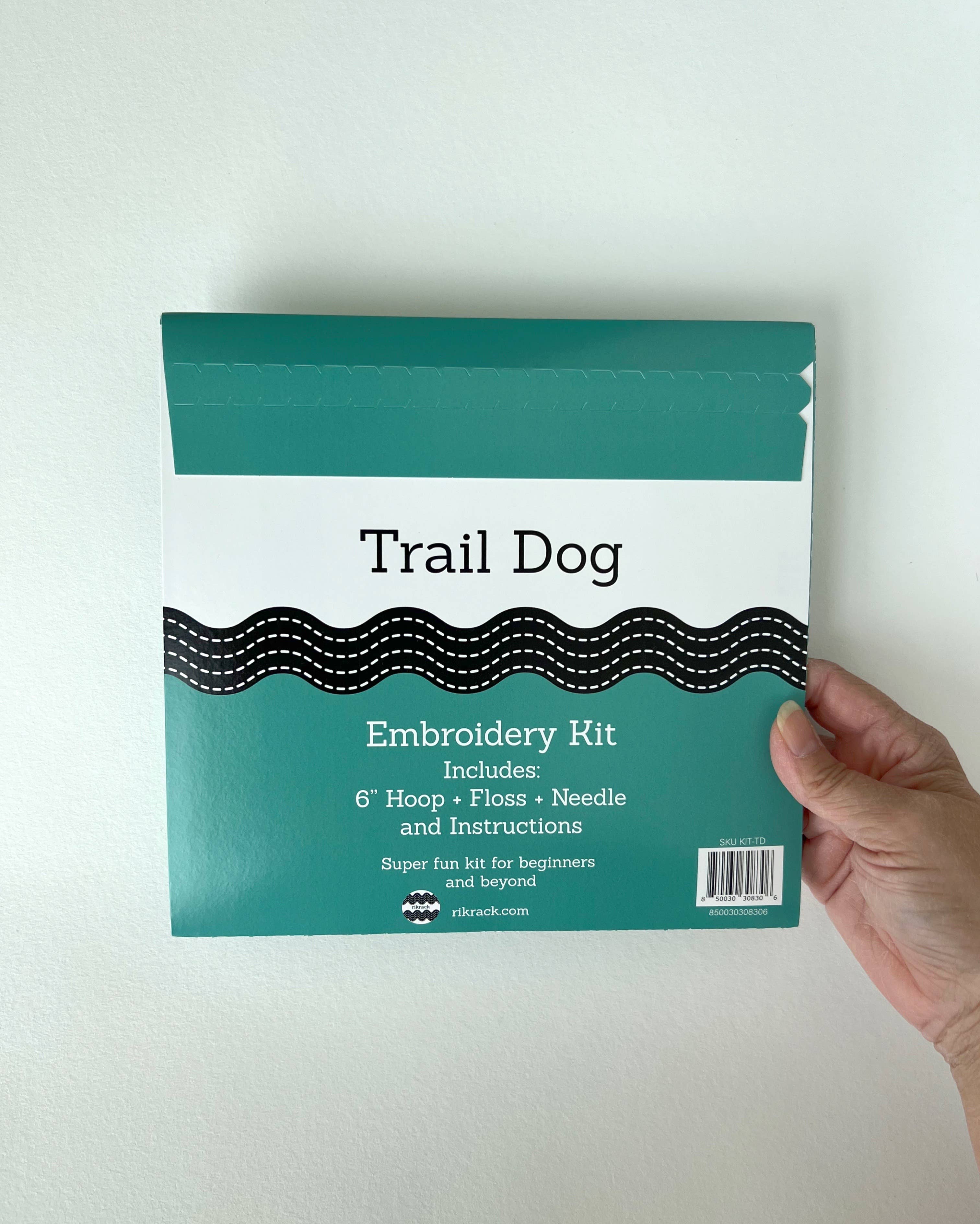 Trail Dog Embroidery Kit - Handcraft Harbor