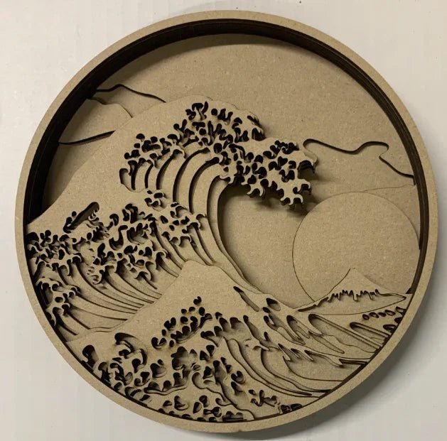 Wave Shadow Box Kit - Handcraft Harbor