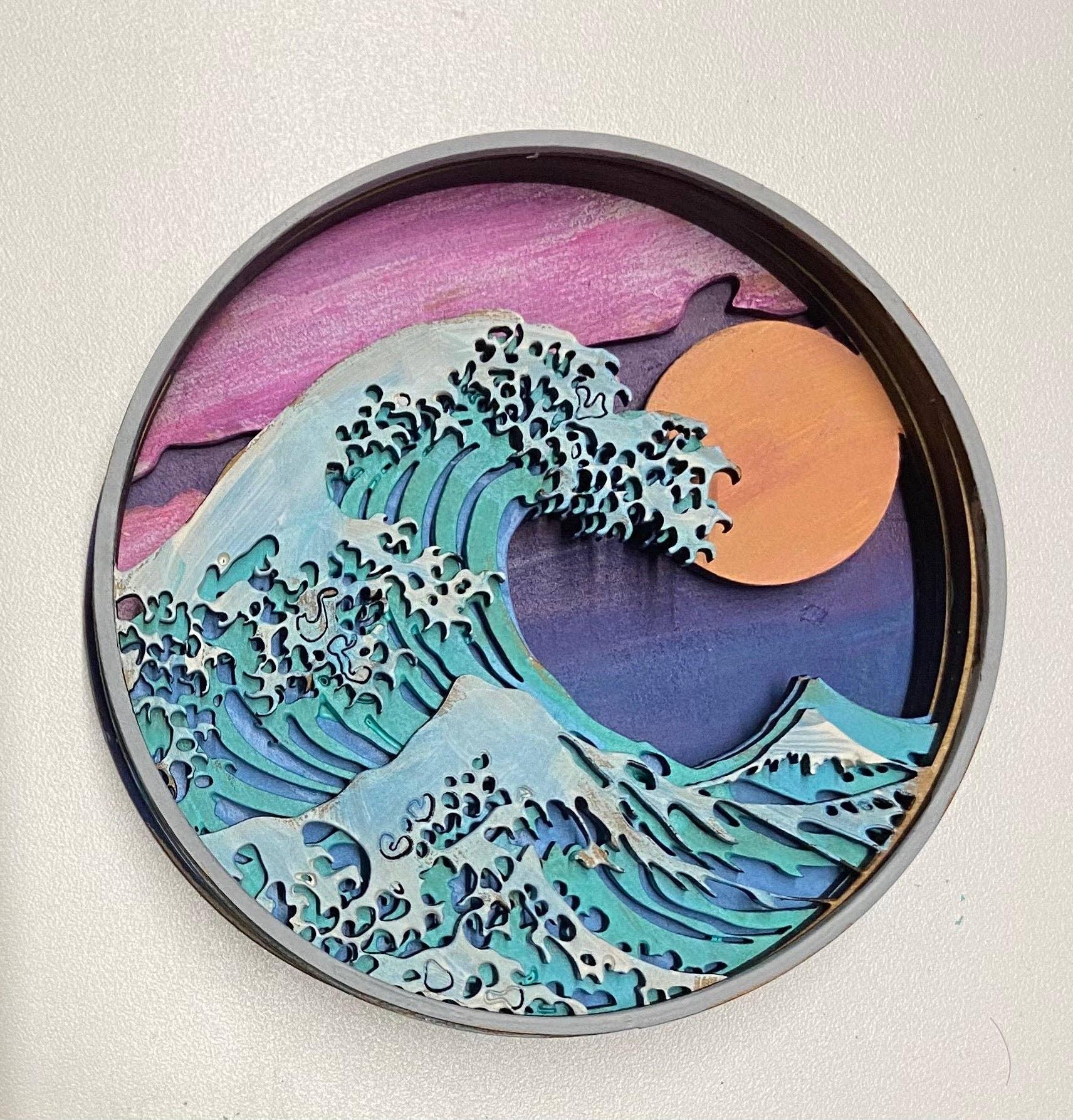 Wave Shadow Box Kit - Handcraft Harbor