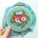 Festive Flora Holiday Embroidery Kit