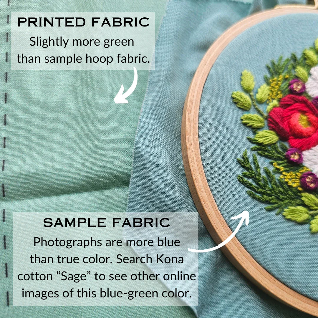 Festive Flora Holiday Embroidery Kit