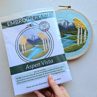Aspen Vista Landscape Embroidery Kit