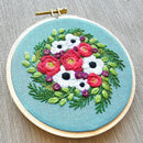 Festive Flora Holiday Embroidery Kit