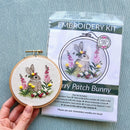 Berry Patch Bunny Hand Embroidery Craft Kit - Handcraft Harbor