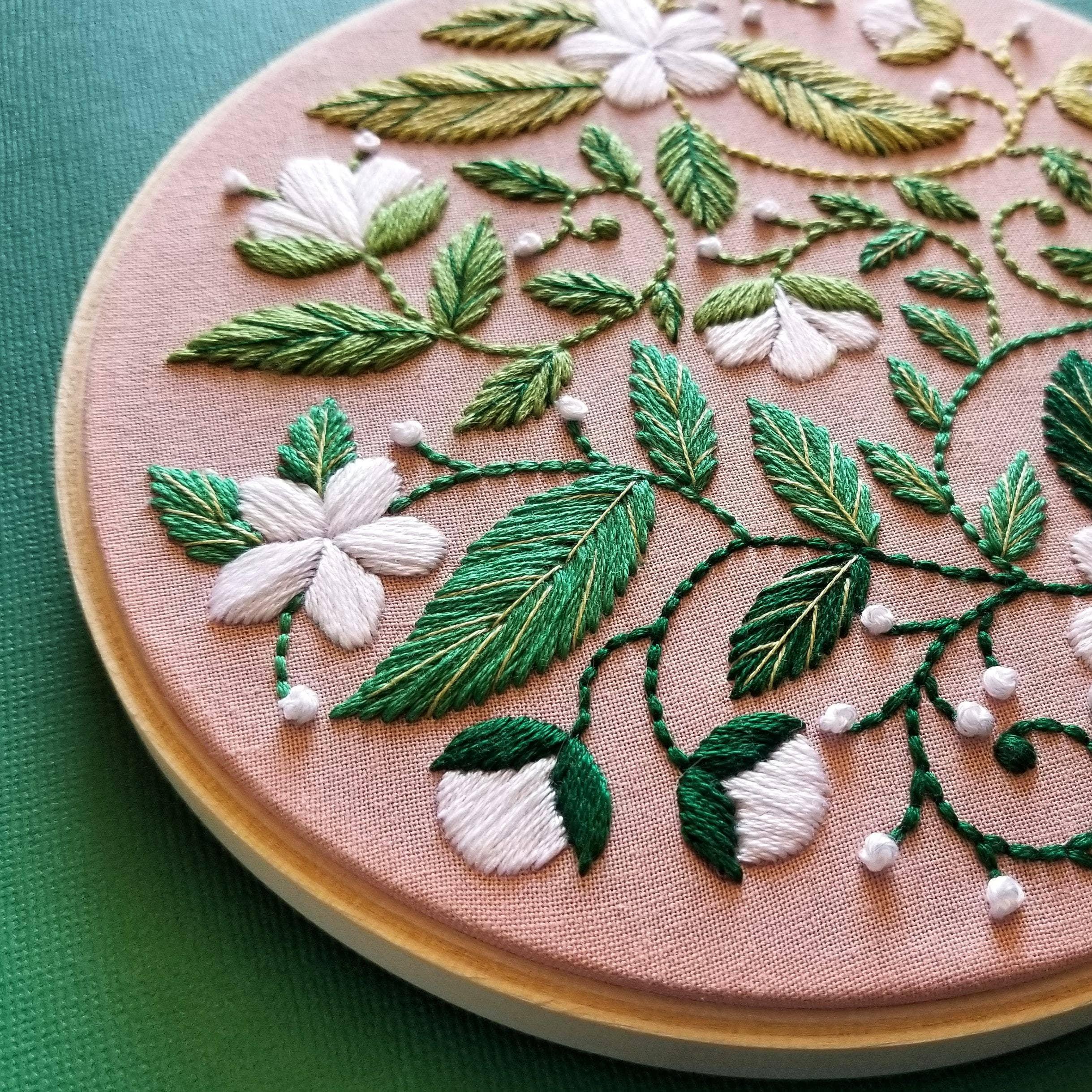 Blissful Blooms Beginner Embroidery Kit - Handcraft Harbor