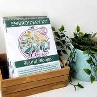 Blissful Blooms Beginner Embroidery Kit - Handcraft Harbor