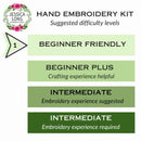 Blissful Blooms Beginner Embroidery Kit - Handcraft Harbor