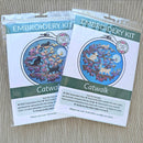Cats & Full Moon Embroidery Kit - Handcraft Harbor
