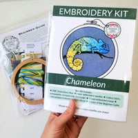 Chameleon Beginner Needlepoint Kit - Handcraft Harbor