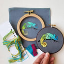 Chameleon Beginner Needlepoint Kit - Handcraft Harbor