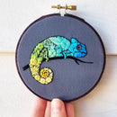Chameleon Beginner Needlepoint Kit - Handcraft Harbor
