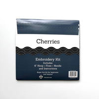 Cherries Embroidery Kit - Handcraft Harbor