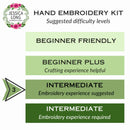 Great Horned Owl Embroidery Kit