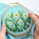 Daisy Field Beginner Embroidery Kit - Handcraft Harbor