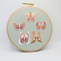 Butterfly Sampler Embroidery Kit