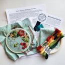 Floral Flourish Beginner Embroidery Kit - Handcraft Harbor