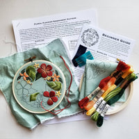 Floral Flourish Beginner Embroidery Kit - Handcraft Harbor