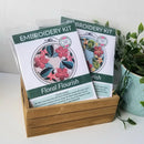 Floral Flourish Beginner Embroidery Kit - Handcraft Harbor