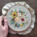 Floral Harvest Embroidery Kit - Handcraft Harbor