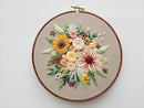 Floral Harvest Embroidery Kit - Handcraft Harbor