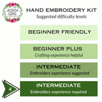 Forest Snail Intermediate Embroidery Kit - Handcraft Harbor