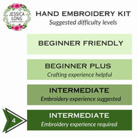 Garden Mouse Embroidery Kit - Handcraft Harbor