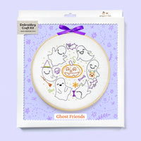 Ghost Friends 8" Embroidery Kit - Handcraft Harbor