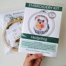 Hedgehog Embroidery Kit - Handcraft Harbor