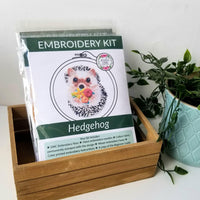 Hedgehog Embroidery Kit - Handcraft Harbor
