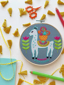 Llama Embroidery Kit - Handcraft Harbor