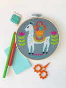 Llama Embroidery Kit - Handcraft Harbor